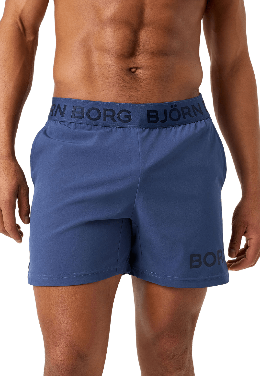 Borg 6" Shorts, från Björn Borg Sport, i färgen Sargasso Sea.