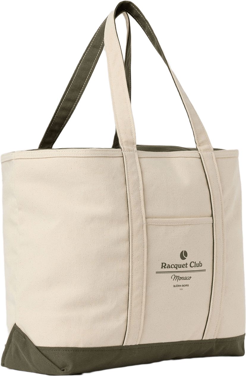 Ace Canvas Tote, från Björn Borg, i färgen Egret.