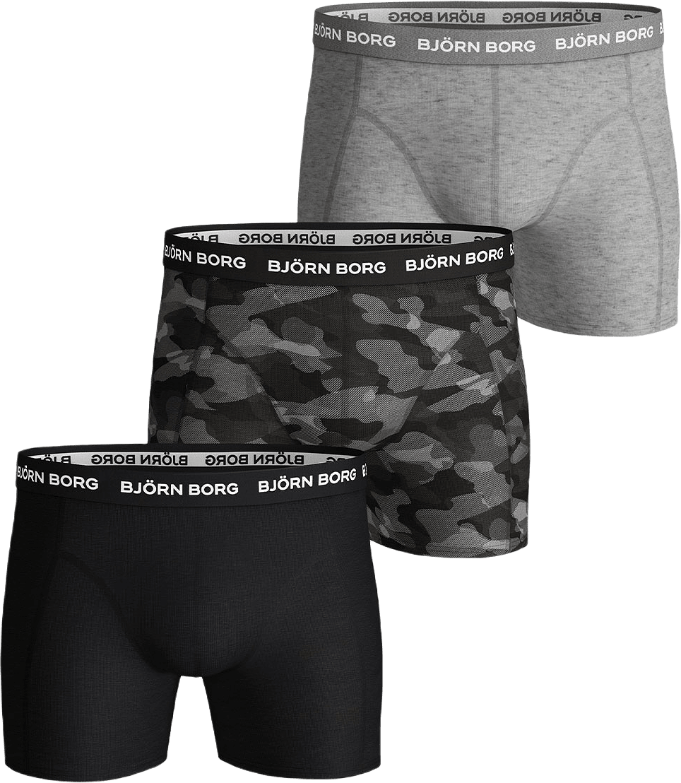 Cotton Stretch Boxer 3P, från Björn Borg, i färgen Multipack 8.