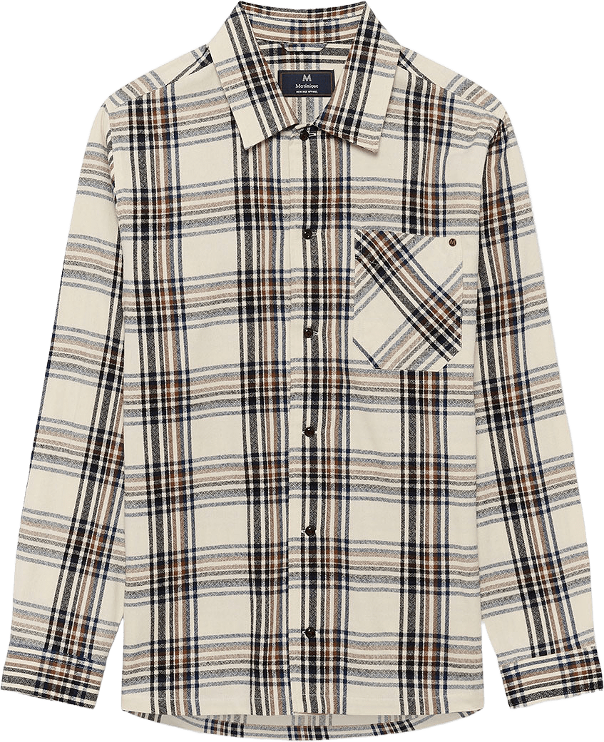 MApelton N Heritage Shirt, från Matinique, i färgen Dust Blue.