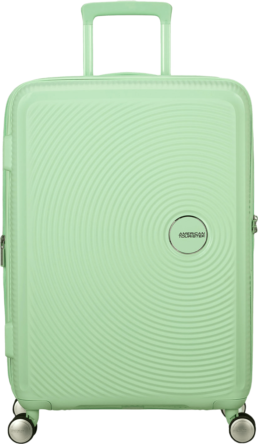 Soundbox expanderbar kabinväska 67 cm, från American Tourister, i färgen Pastel Green.