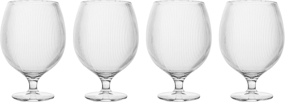 Billi ölglas rPET, 4-pack, från Sagaform, i färgen Klar.