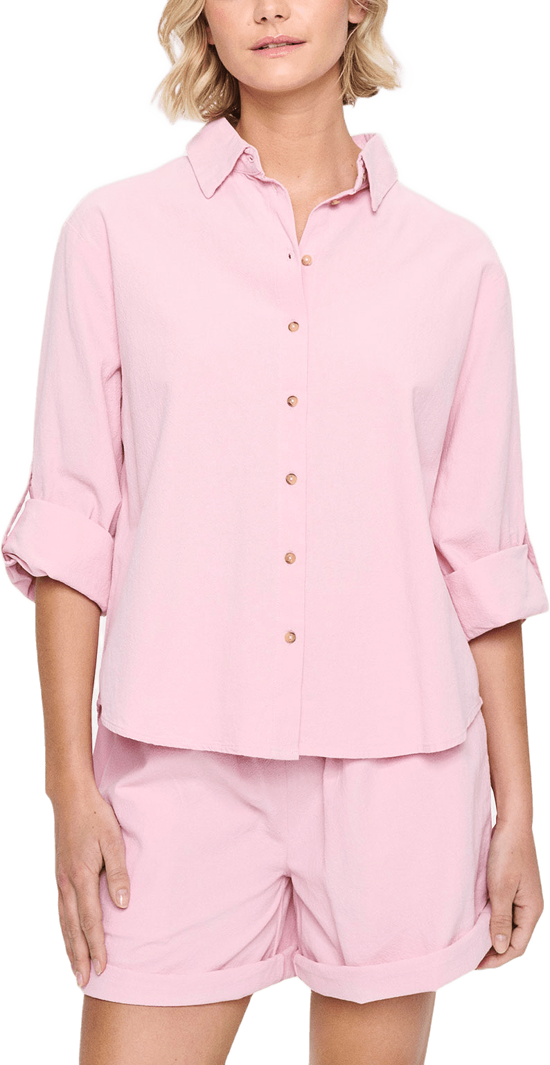 Zalinda SZ Shirt, från Saint Tropez, i färgen Pink Nectar.