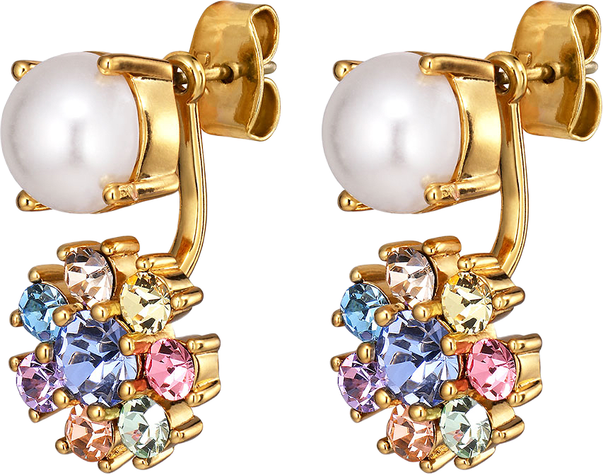 FLOSS SG PASTEL MULTI / WHITE PEARL, från Dyrberg & Kern, i färgen Sg Pastel Multi /White Pearl.