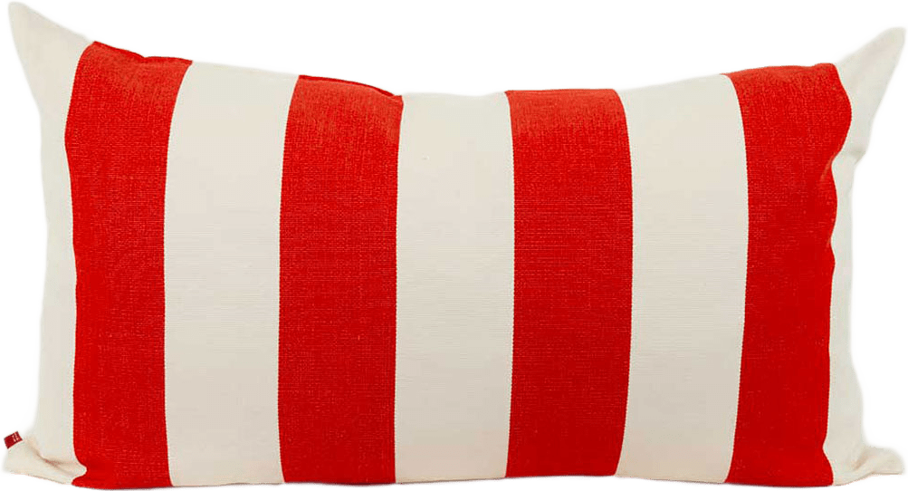 Fifi Kuddfodral 50X90 cm, från A World of Craft, i färgen Röd/Offwhite.
