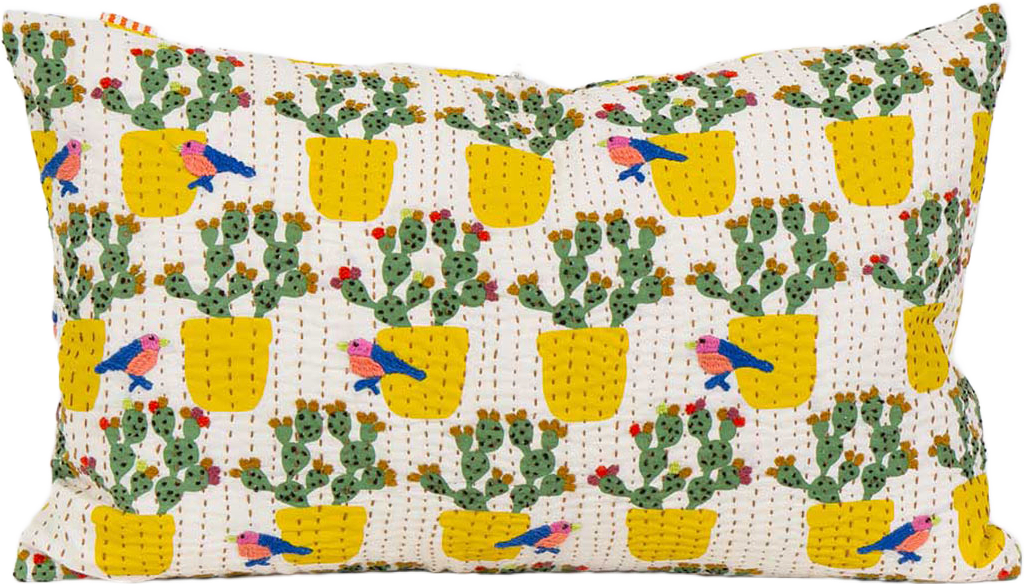 Fig Cactus Kuddfodral 30X50 cm, från A World of Craft, i färgen Grön.