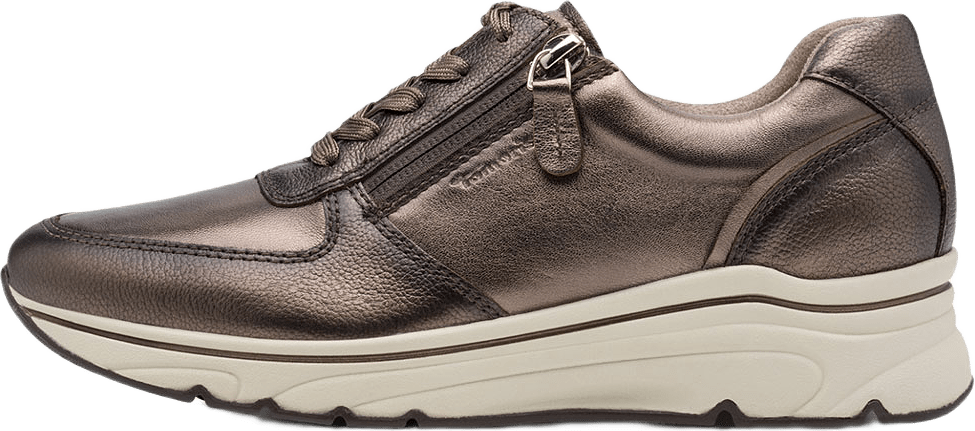 Sneakers, från Tamaris, i färgen Bronce.