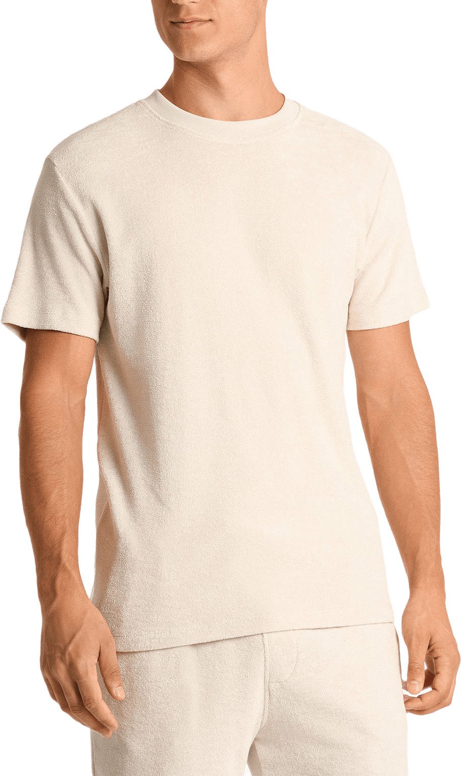 Towel tee S/S, från Lindbergh, i färgen Fair Grey.