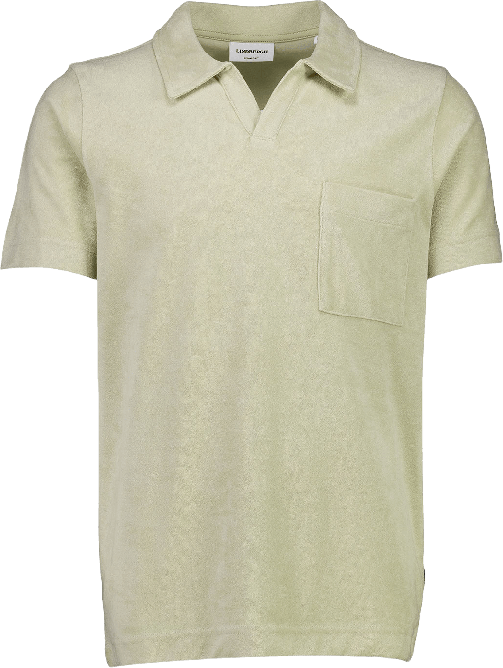 Towel v-neck polo S/S