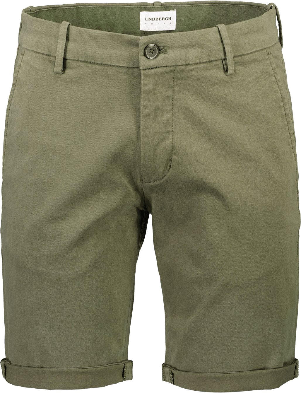 Superflex Chino Shorts, från Lindbergh, i färgen Dk Army.