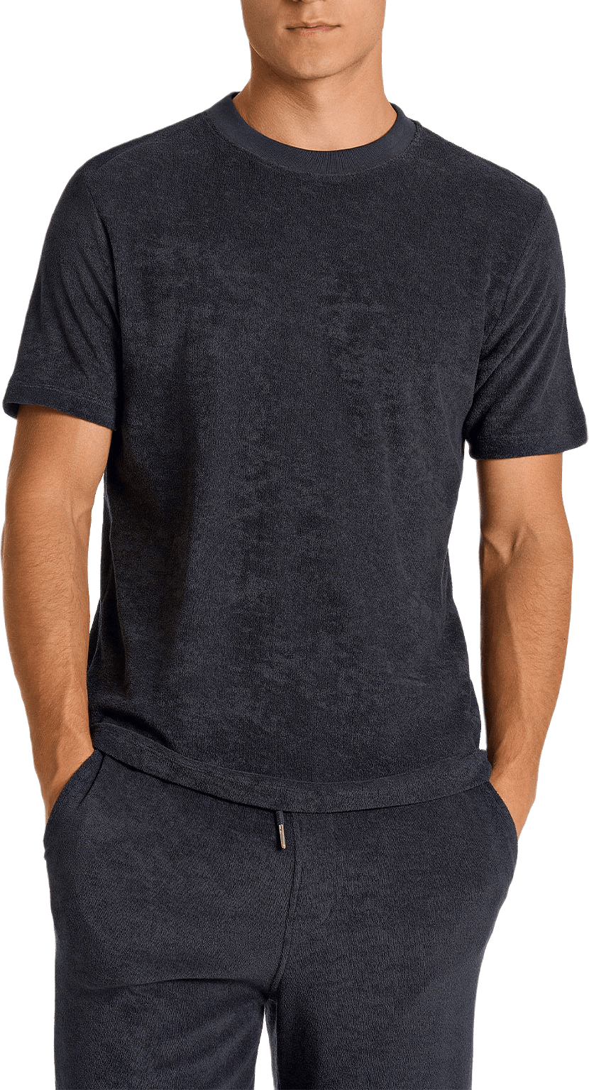 Towel tee S/S, från Lindbergh, i färgen Navy.