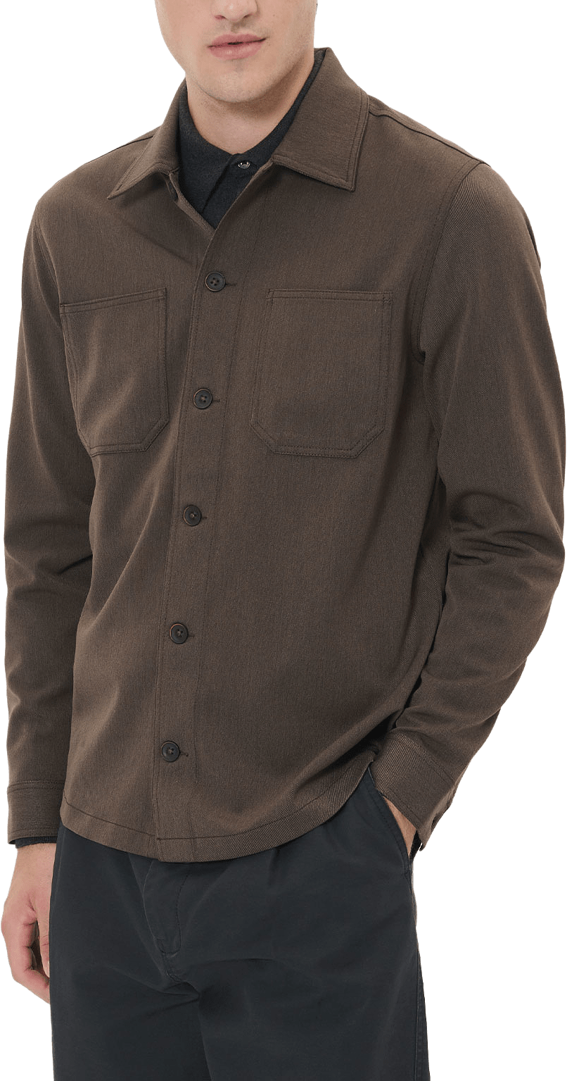 MApelton N Shirt, från Matinique, i färgen Morel Melange.