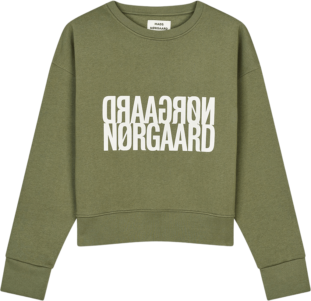 Original Sweat Tilvina Sweatshirt, från Mads Nørgaard, i färgen Four Leaf Clover.