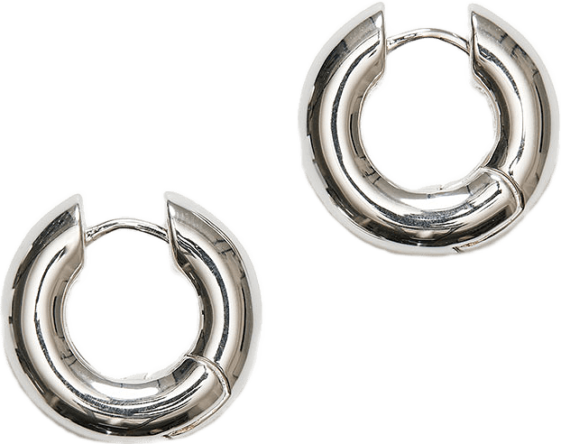 The Big O Hoop, från Anni Lu, i färgen Silver.