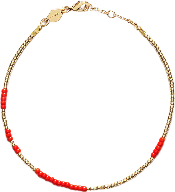 Asym Bracelet, från Anni Lu, i färgen Red.