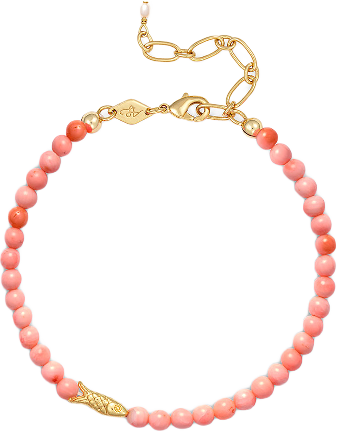 Fingerling Bracelet, från Anni Lu, i färgen Bisque.