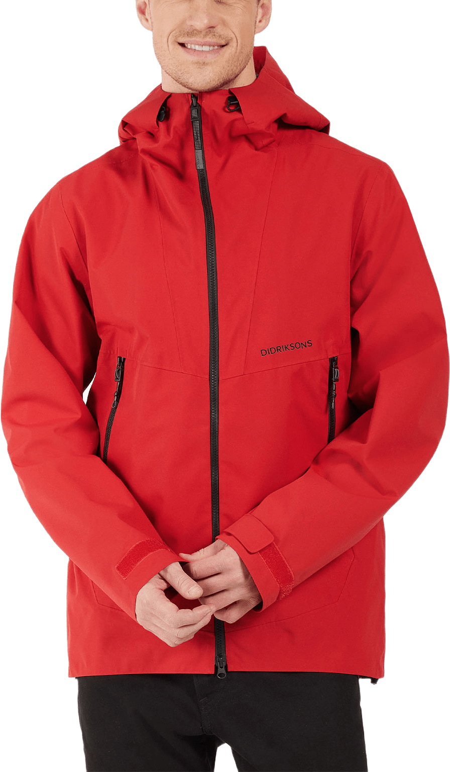 Basil Jacket, från Didriksons, i färgen Pomme Red.