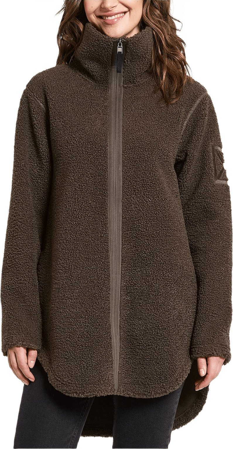 Umi Full-zip, från Didriksons, i färgen Dark Mocha.