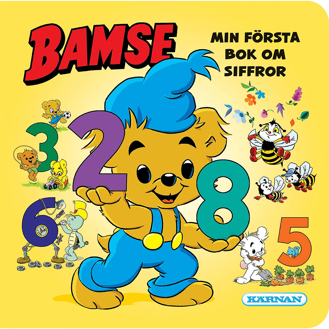 Bamse : Min första bok om siffror, från Egmont.