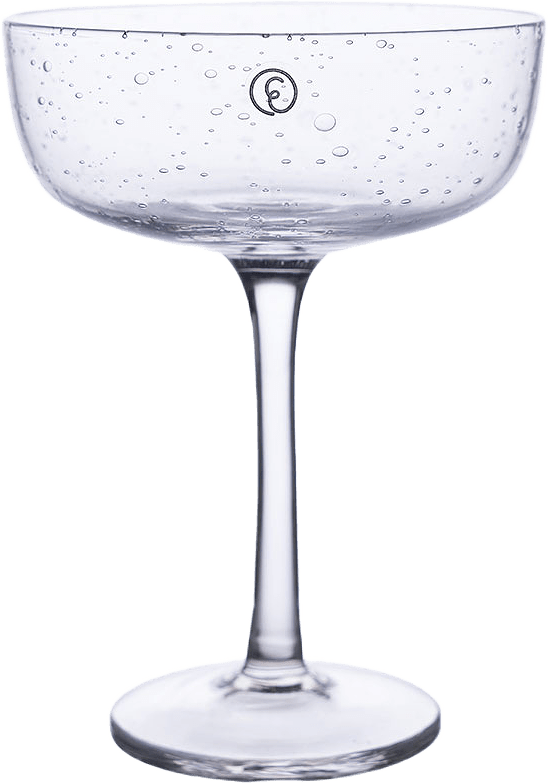 Cuopeglas bubbligt, från ERNST, i färgen Klar.