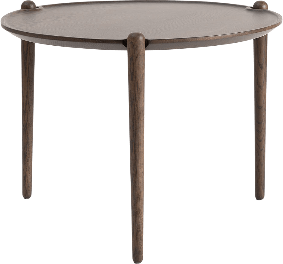 Aria Table - High, från Design House Stockholm, i färgen Dark Oak.