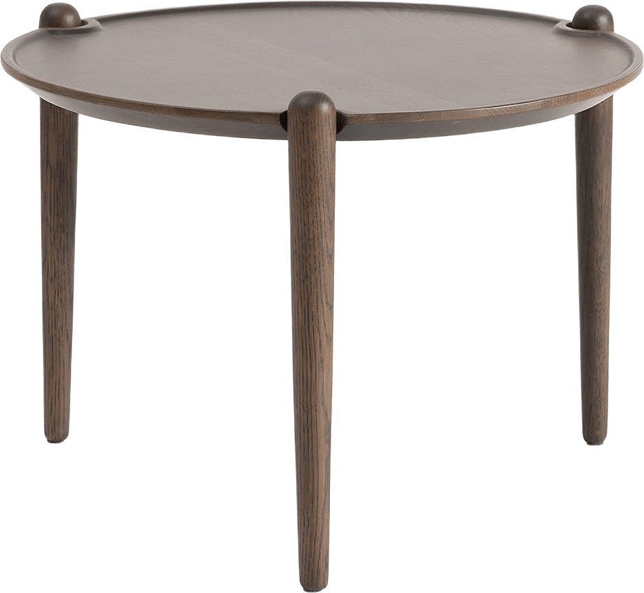 Aria Table - Low, från Design House Stockholm, i färgen Dark Oak.