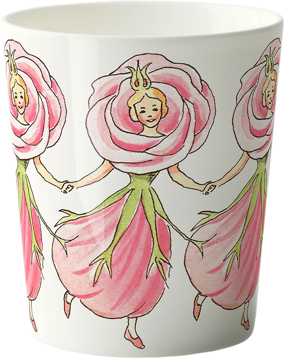 Elsa Beskow Mugg 28cl Rose, från Design House Stockholm, i färgen Rose.