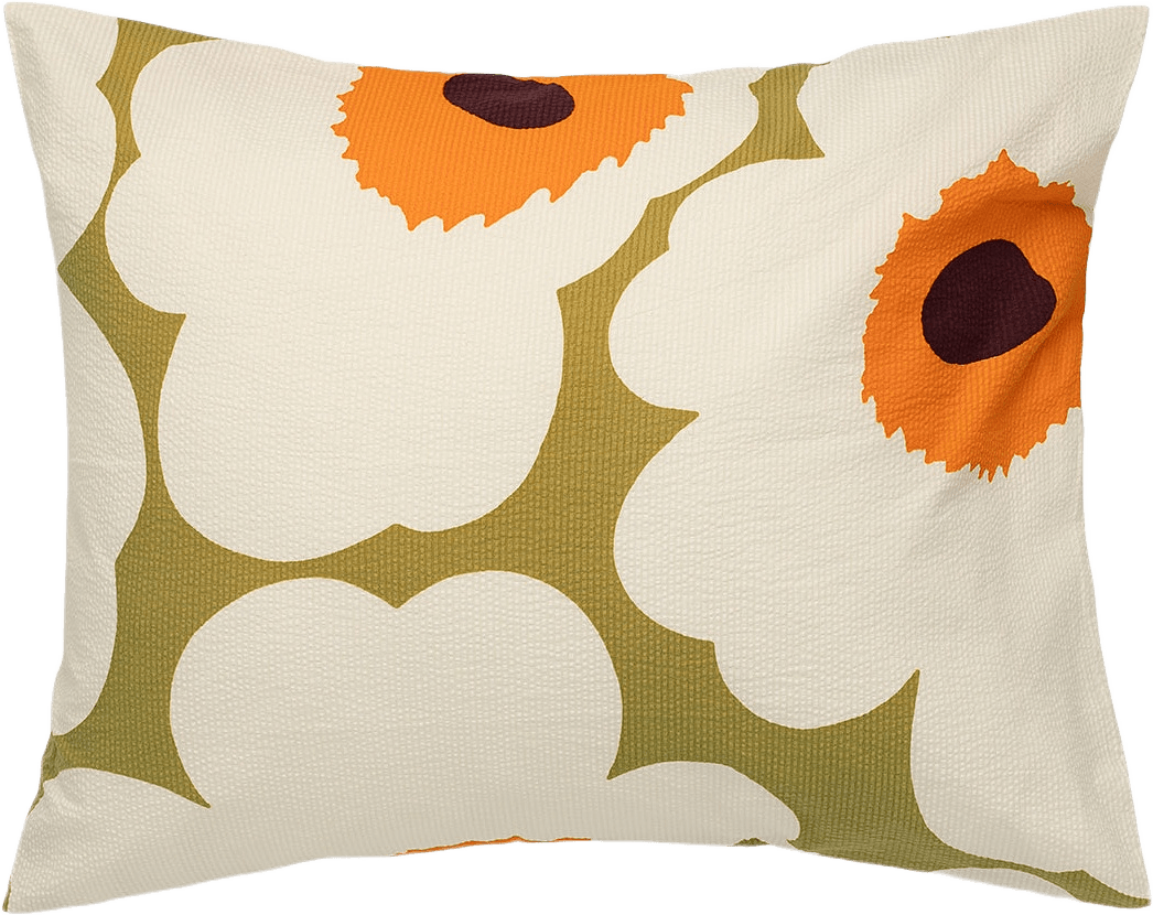 Unikko Pc 50X60, från Marimekko, i färgen Caramel,cream,warm Orange.