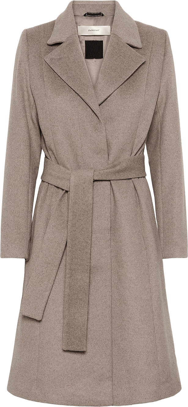 JackyIW Coat, från Inwear, i färgen Satellite Melange.