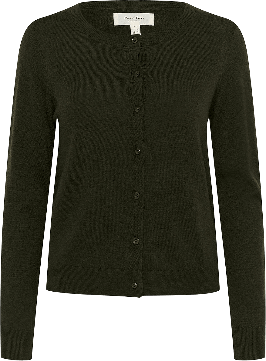 EllahPW Cardigan, från Part Two, i färgen Rosin.