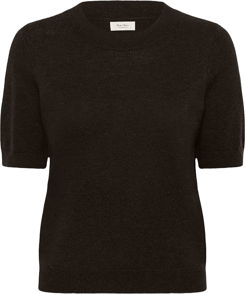 EverlottaPW Pullover, från Part Two, i färgen Chocolate Torte Melange.