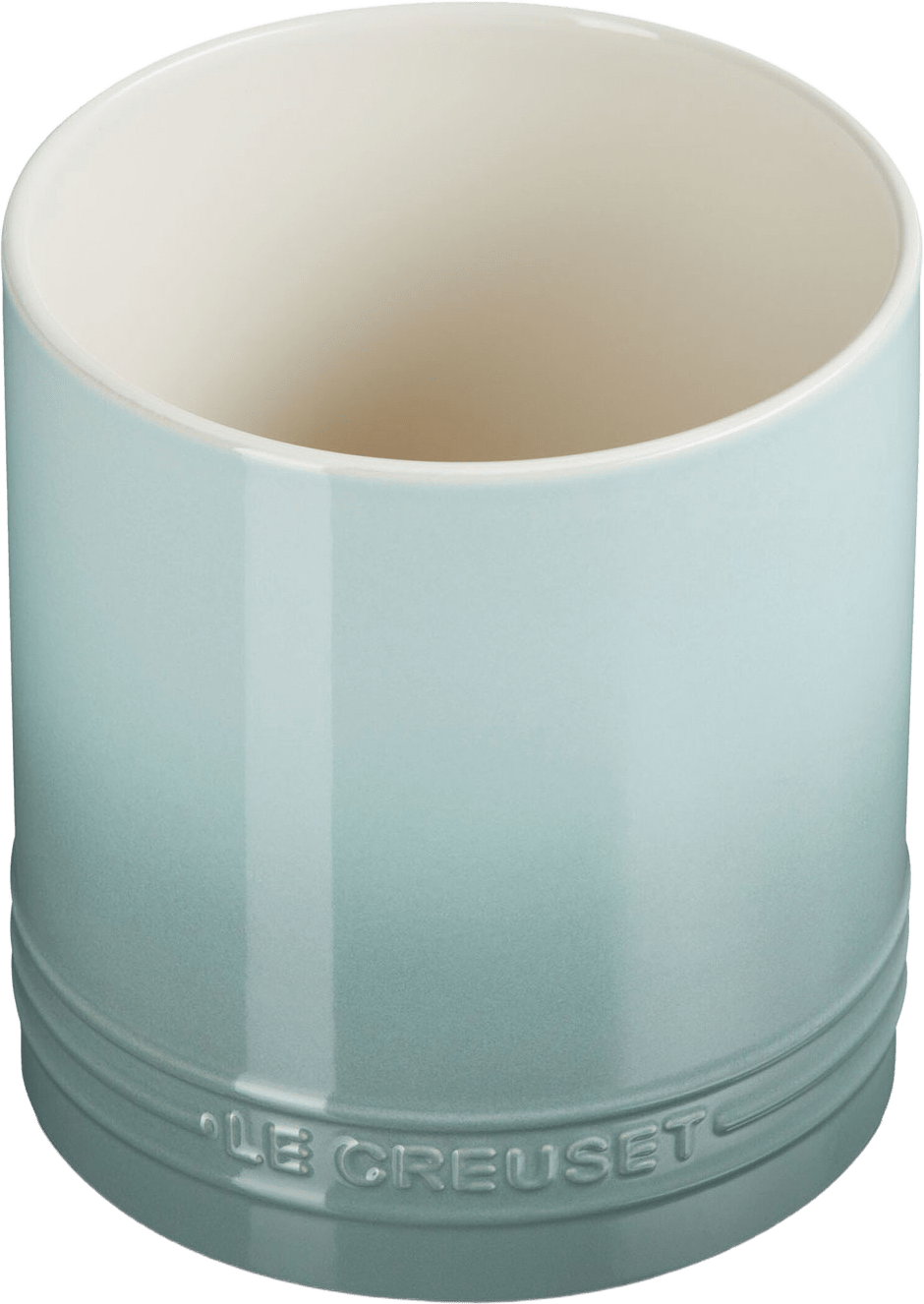 Bestick- och redskapsförvaring stengods 1.1L Sea Salt, från Le Creuset, i färgen Seasalt.