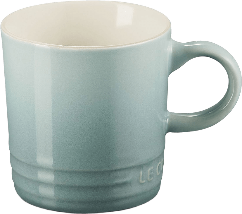 Espressokopp 100 ml Stengods Seasalt, från Le Creuset, i färgen Seasalt.