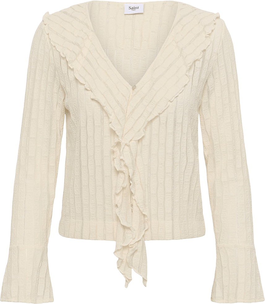 MaevaSZ Blouse, från Saint Tropez, i färgen Winter White.