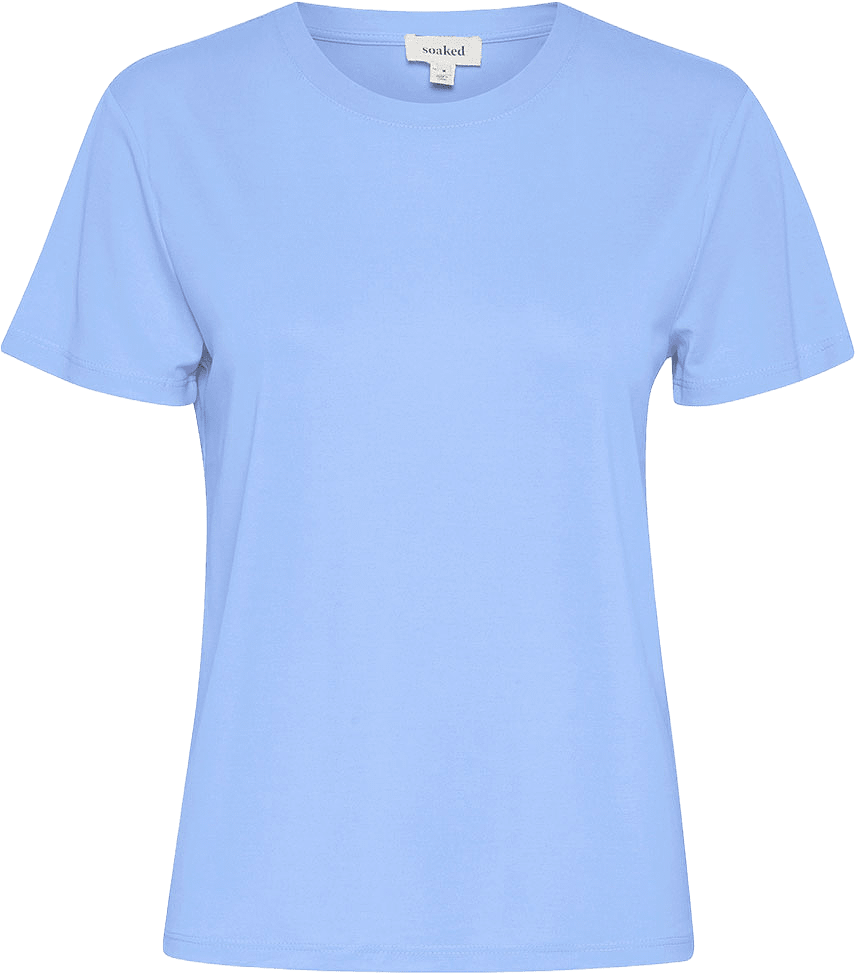 SLColumbine Crew-Neck T-Shirt, från Soaked In Luxury, i färgen Serenity.