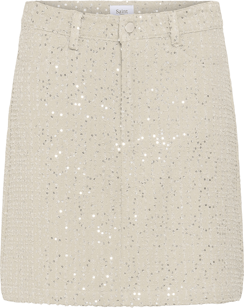 MoniqueSZ Skirt, från Saint Tropez, i färgen Frost Gray.