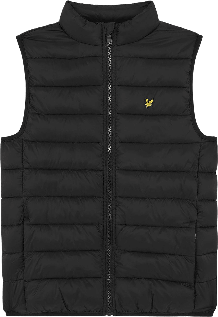 Dunväst, från Lyle & Scott, i färgen Z865 Jet Black.