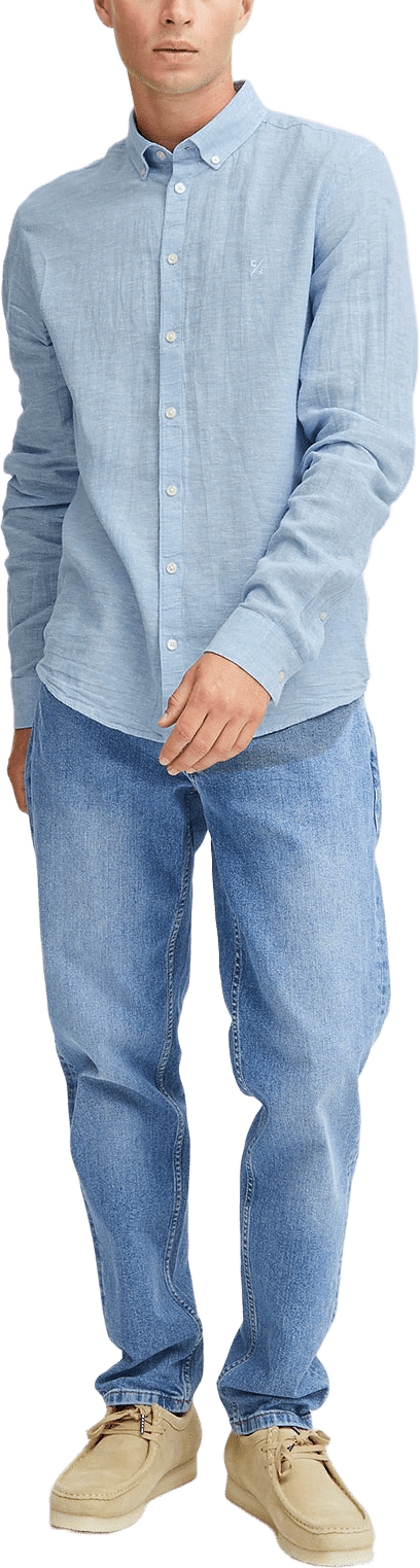 Cfanton Bd Ls Linen Mix Shirt