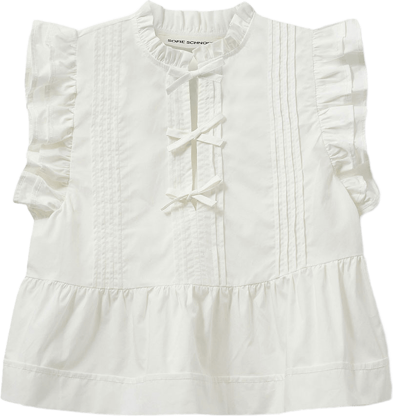 Juliettesy Top, från Sofie Schnoor, i färgen Off White.