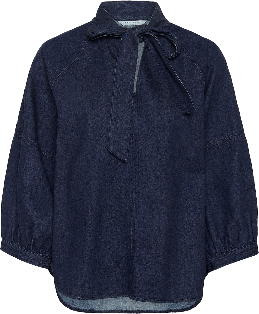 SassiPW Shirt, från Part Two, i färgen Rinse Blue Denim.