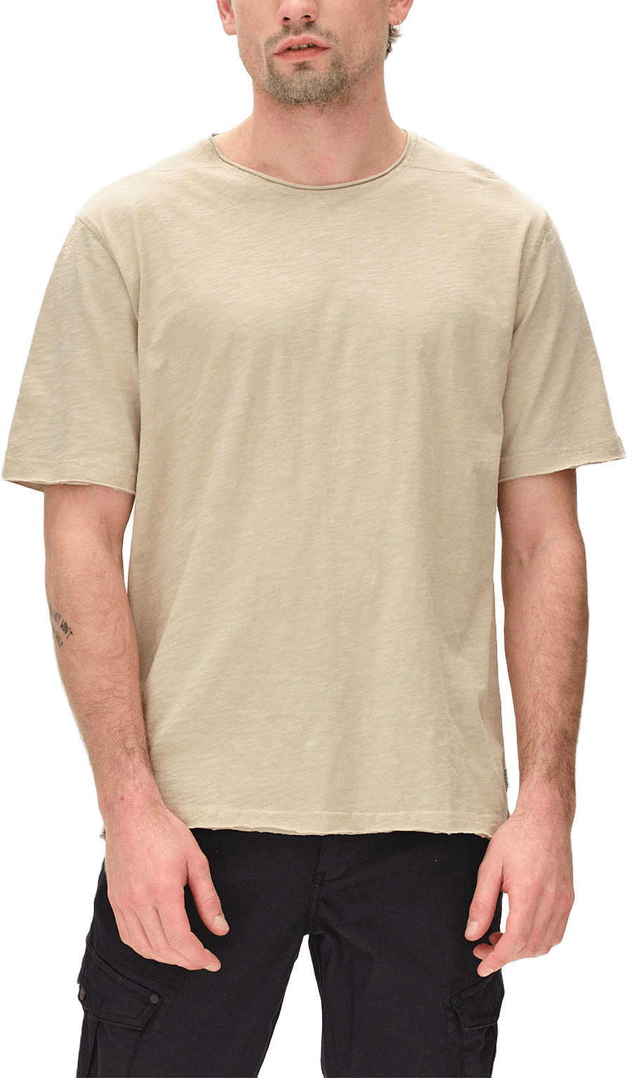 Kostant New SS T-Shirt S/S, från GABBA, i färgen Sand Plaza.