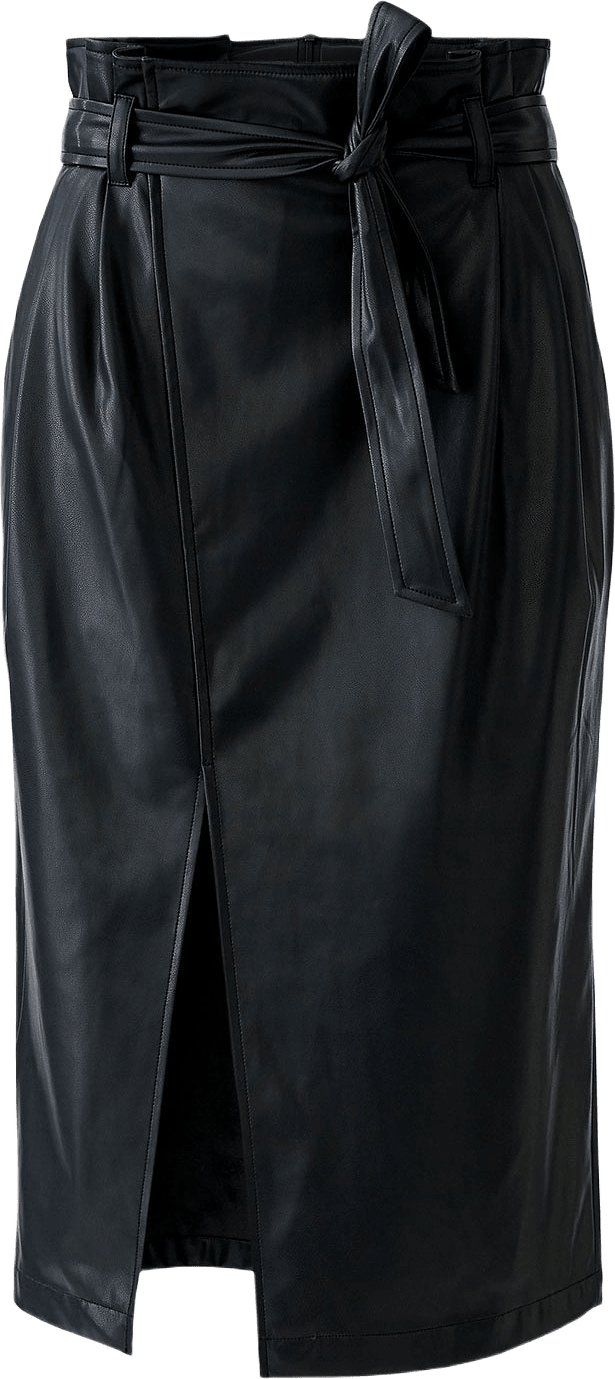 Kjol Midi, från Oui, i färgen Black.