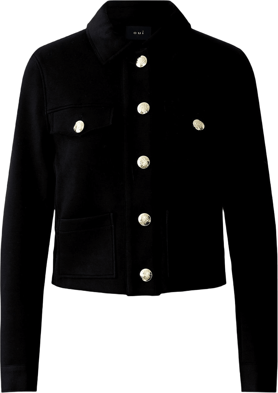 Jacka, från Oui, i färgen Black.