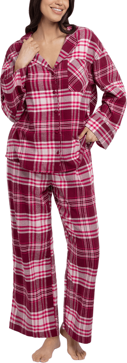 HARPER Pyjama set, från Dorina, i färgen Red/Red.