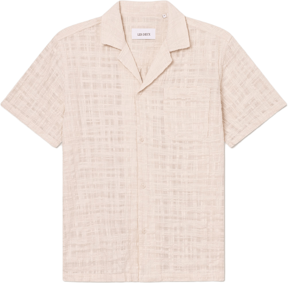 Lesley Slub Shirt 2.0, från LES DEUX, i färgen Ivory.