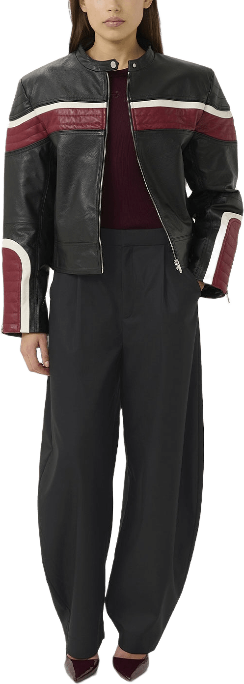 GZcallia Barrel trousers, från Gestuz, i färgen Black.