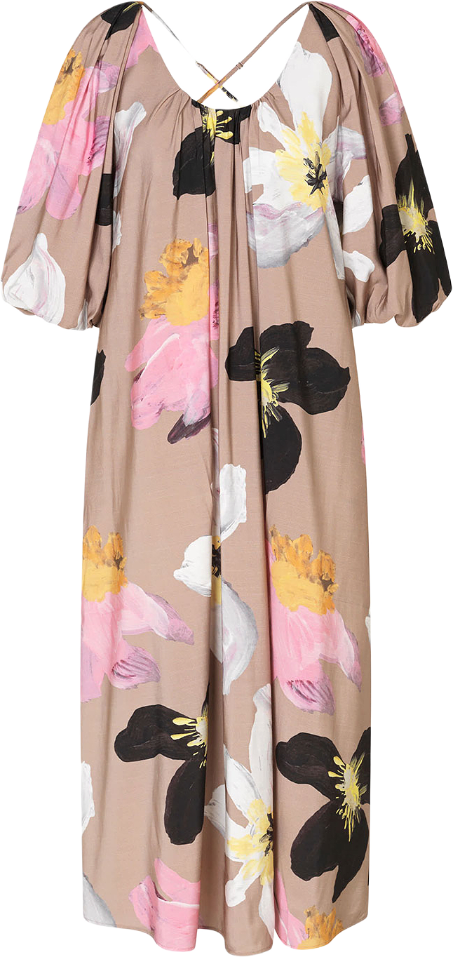 Voluminous Puff Sleeve Dress, från Stine Goya, i färgen Wild Flowers.