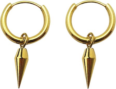 Siri mini Earrings, från WOS, i färgen Gold.