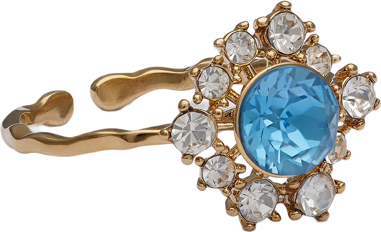 Emily ring, från Lily and Rose, i färgen Ice Blue/Gold.