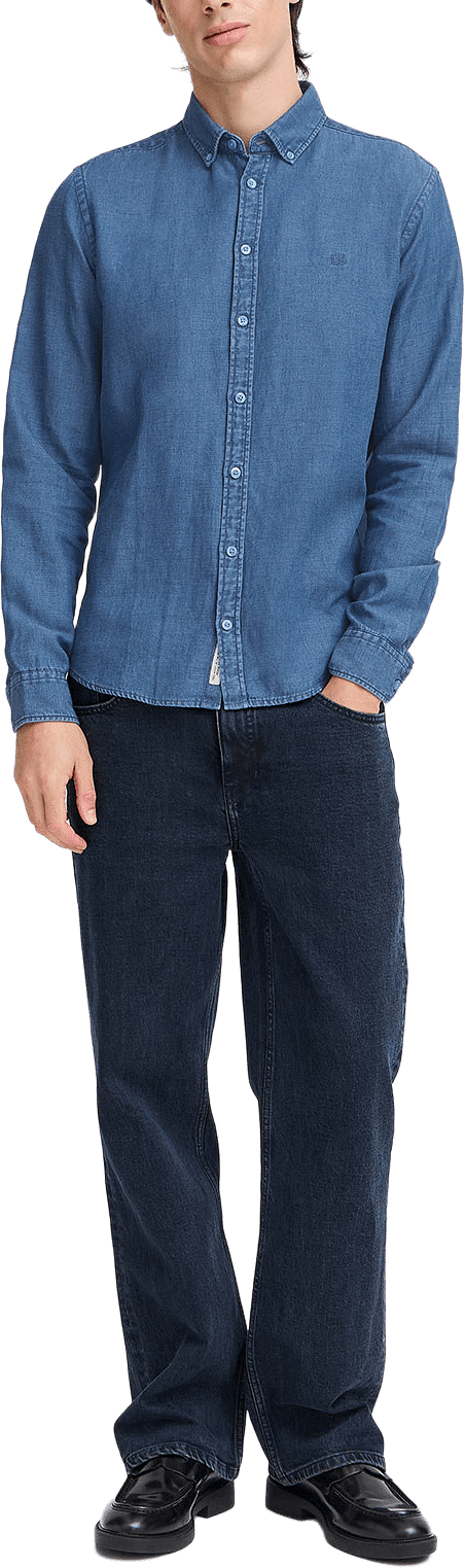 Cfhamilton Ls Bd Linen Mix Shirt Shirt